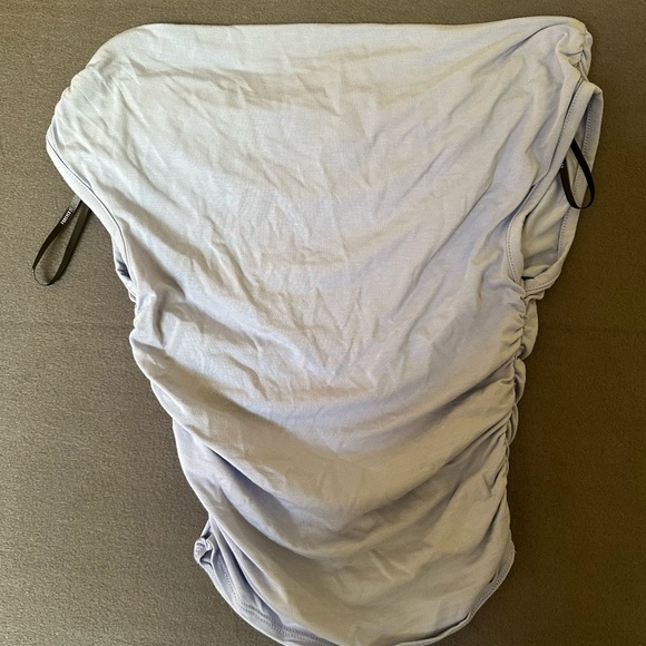 Forever 21 One Shoulder Slouchy Blue Top - Picture 2 of 5